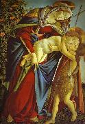 Sandro Botticelli Madonna and Child and the young St. John the Baptist Spain oil painting artist